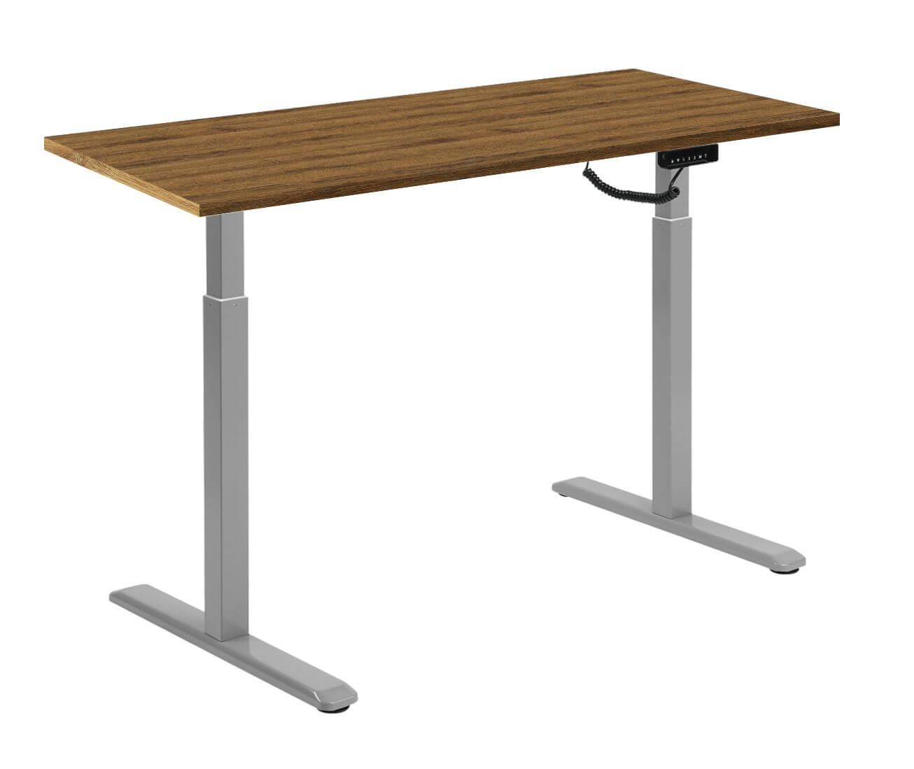 Birou-Stejar-Sherman-maro-cognac-gri